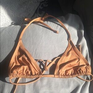 Skims Tan SWIM TRIANGLE TOP